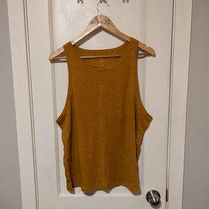 Lou & Grey Softserve Linen Tank Top from LOFT size XL